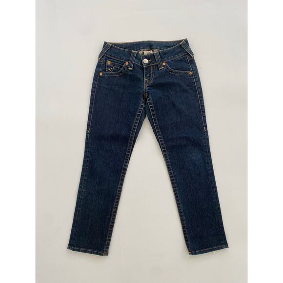 True Religion Womens 25 Low Rise Skinny Jeans Y2K - Picture 1 of 14
